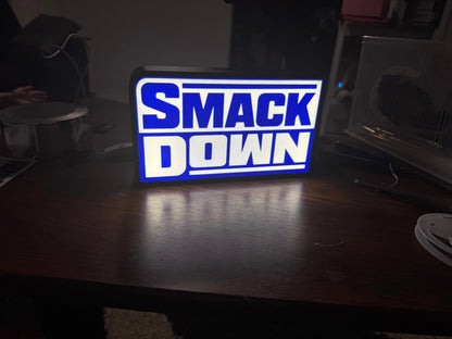 WWE RAW / NXT / Smack Down Light Up Signs - USB Powered - Michael's 3D World