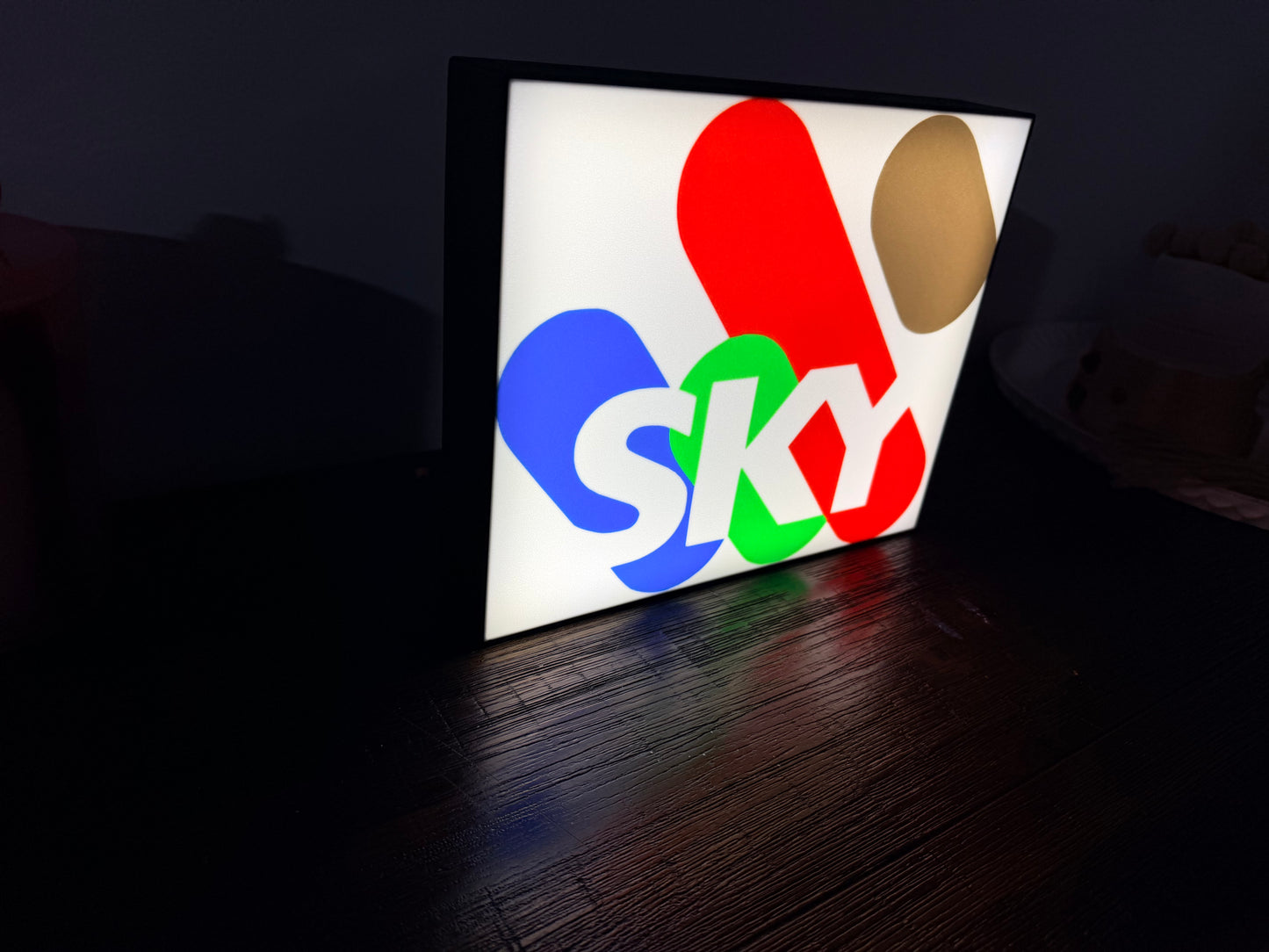 Sky Racing Logo - LED Light up Wall Sign / Wall Art