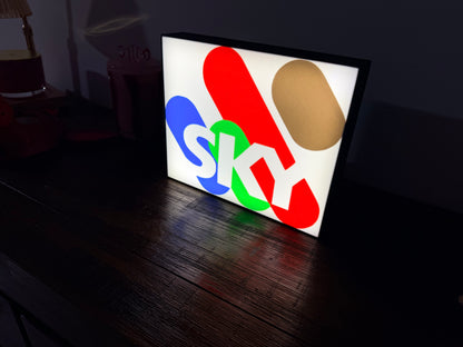 Sky Racing Logo - LED Light up Wall Sign / Wall Art