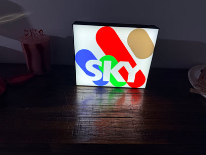 Sky Racing Logo - LED Light up Wall Sign / Wall Art