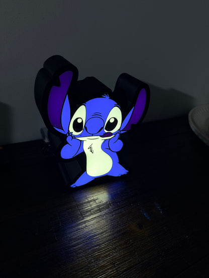 Light up Stitch - Standing - USB Powered, bright LED night LED light up sign!