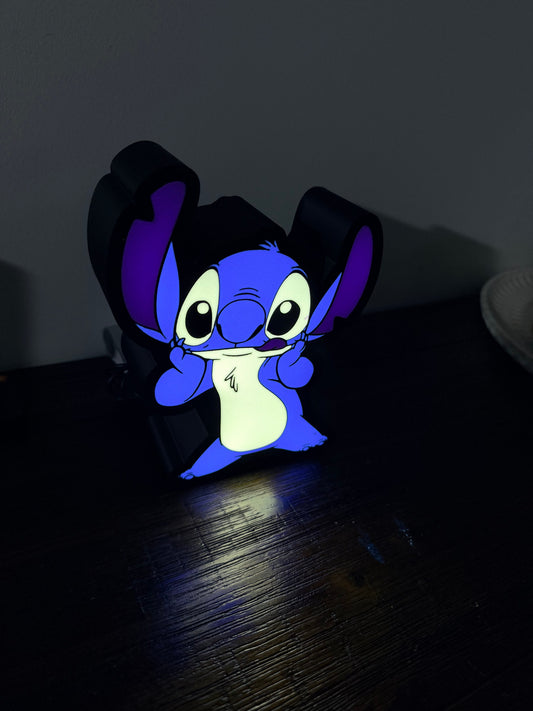 Light up Stitch - Standing - USB Powered, bright LED night LED light up sign!