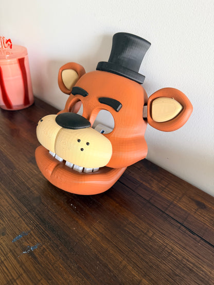 Five Nights at Freddy's – Freddy Fazbear 3D Printed Cosplay Mask / Wall Display