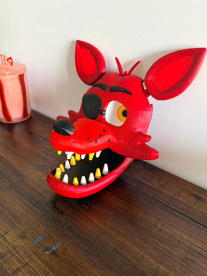Five Nights at Freddy's – Foxy 3D Printed Cosplay Mask / Wall Display