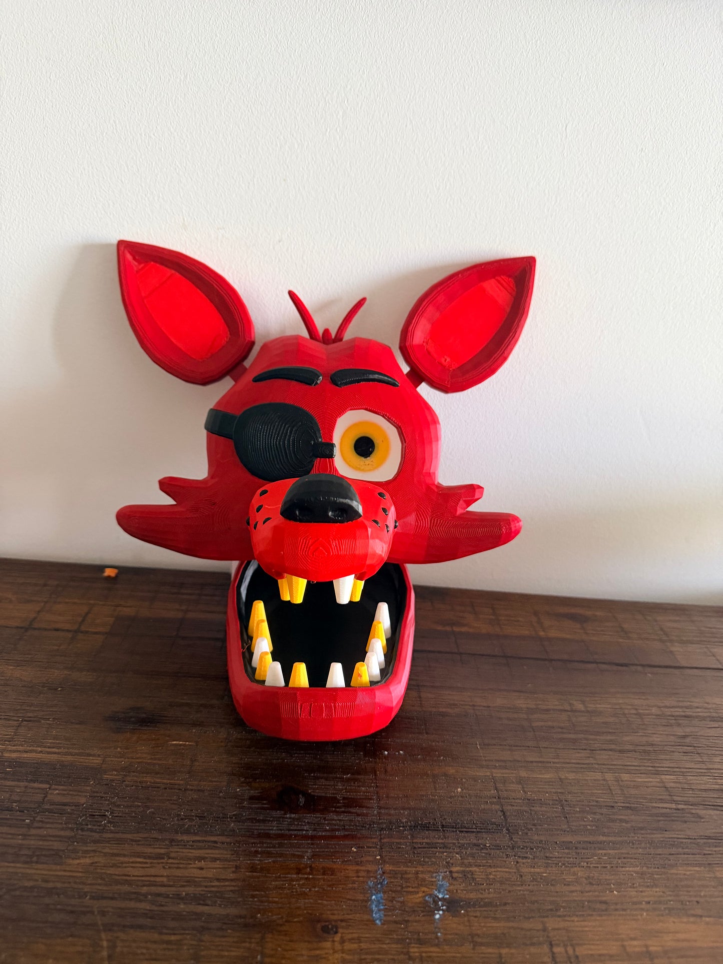 Five Nights at Freddy's – Foxy 3D Printed Cosplay Mask / Wall Display