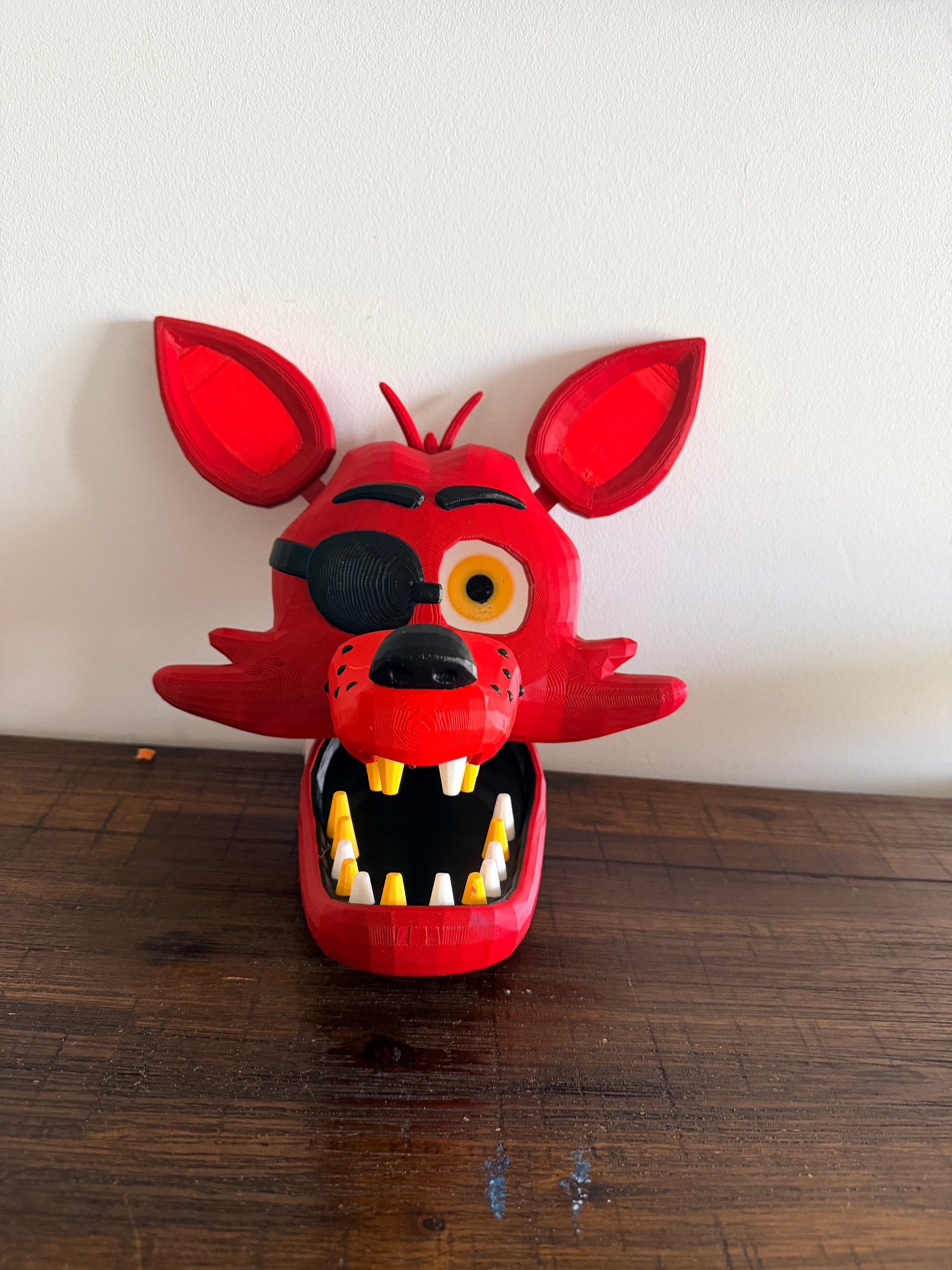 Five Nights at Freddy's – Foxy 3D Printed Cosplay Mask / Wall Display