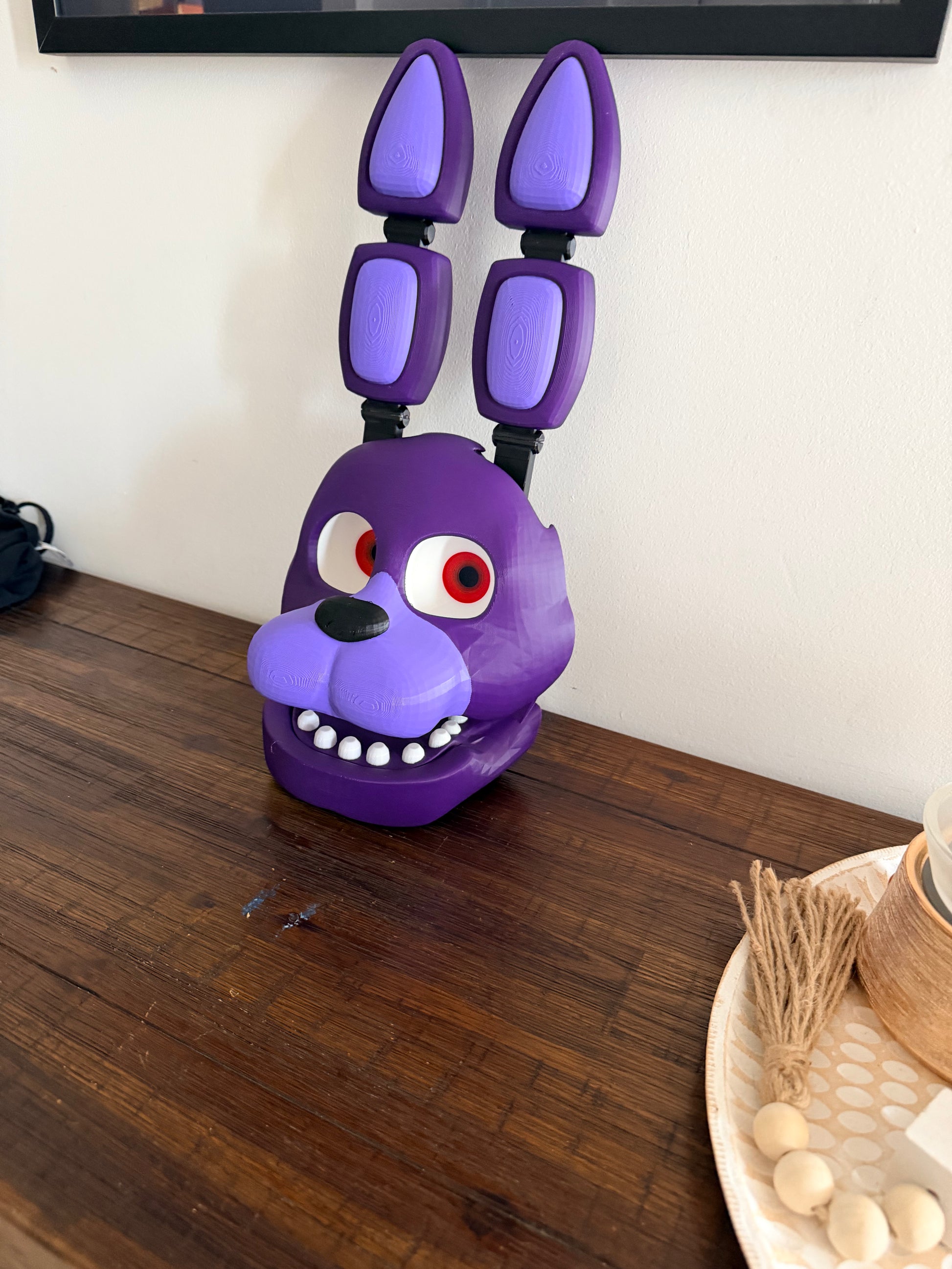Five Nights at Freddy's – Bonnie 3D Printed Cosplay Mask / Wall Display