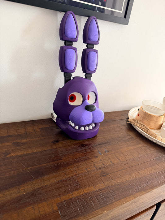 Five Nights at Freddy's – Bonnie 3D Printed Cosplay Mask / Wall Display