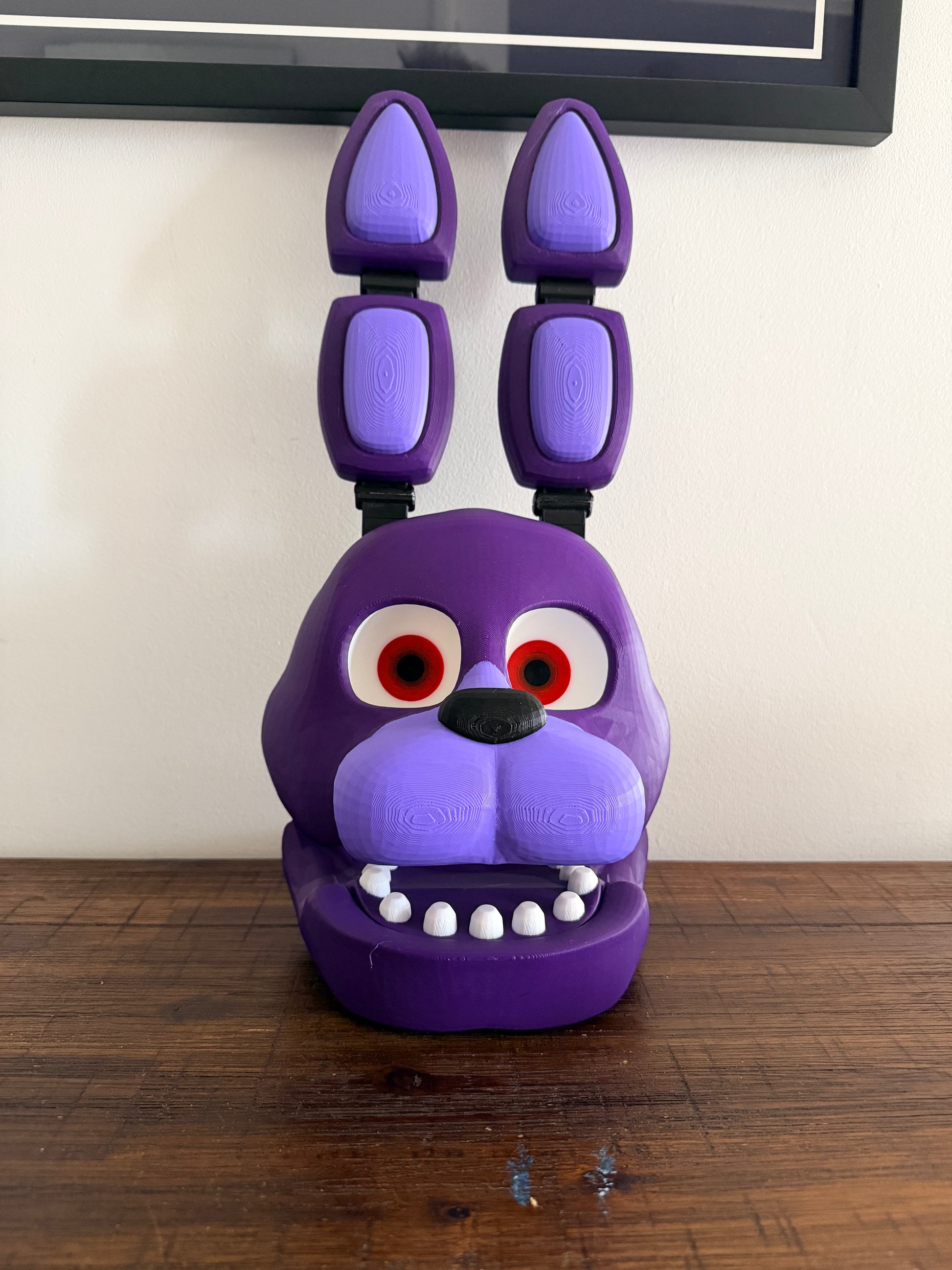 Five Nights at Freddy's – Bonnie 3D Printed Cosplay Mask / Wall Display