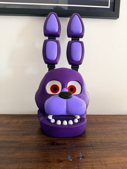 Five Nights at Freddy's – Bonnie 3D Printed Cosplay Mask / Wall Display
