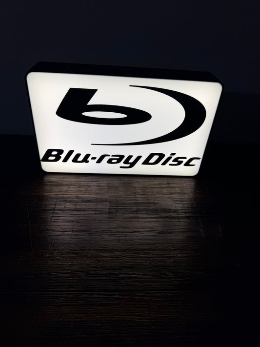 Blu Ray Disc Logo - LED Light up logo/Wall Art