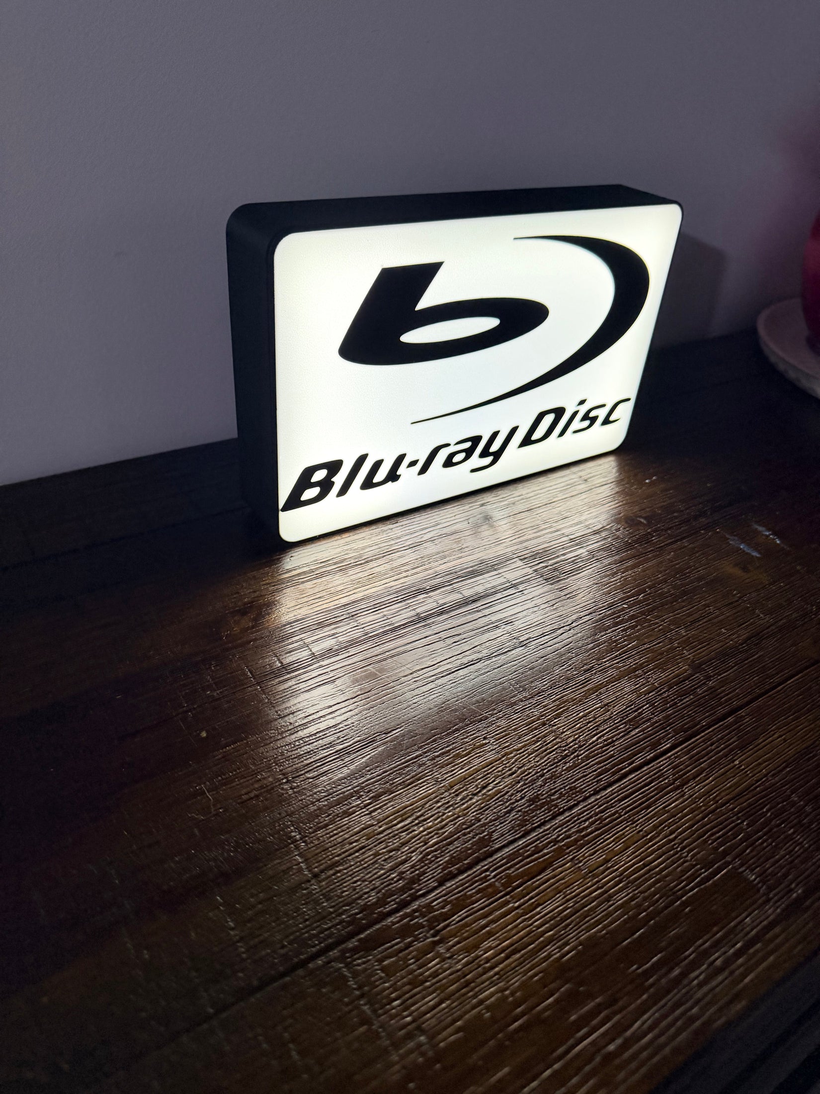 Blu Ray Disc Logo - LED Light up logo/Wall Art