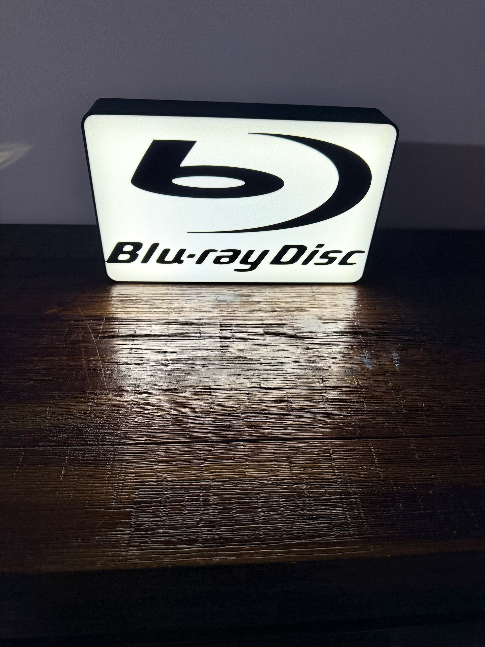 Blu Ray Disc Logo - LED Light up logo/Wall Art