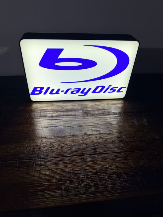 Blu Ray Disc Logo - LED Light up logo/Wall Art