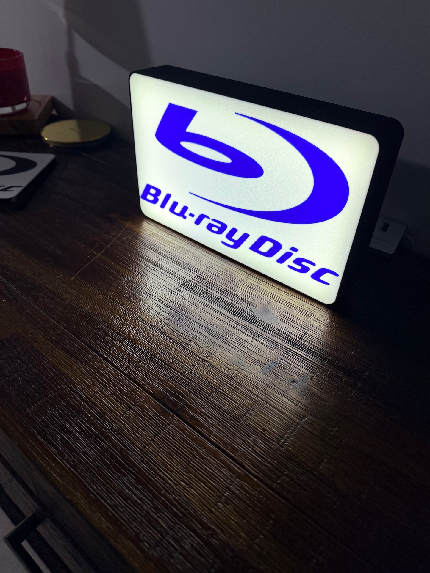 Blu Ray Disc Logo - LED Light up logo/Wall Art