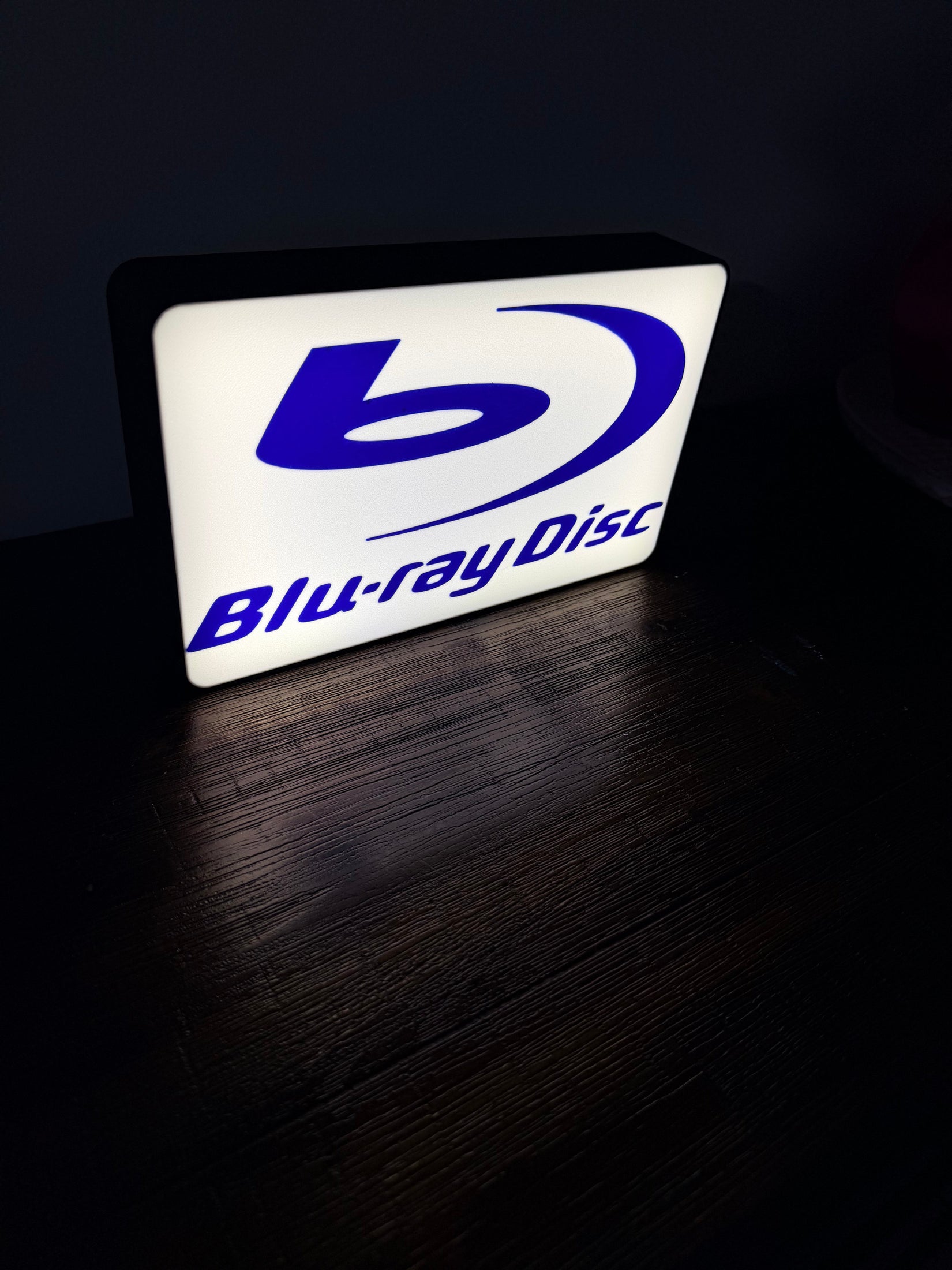 Blu Ray Disc Logo - LED Light up logo/Wall Art