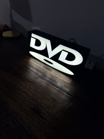 DVD Video Disc Logo - LED Light up logo/Wall Art