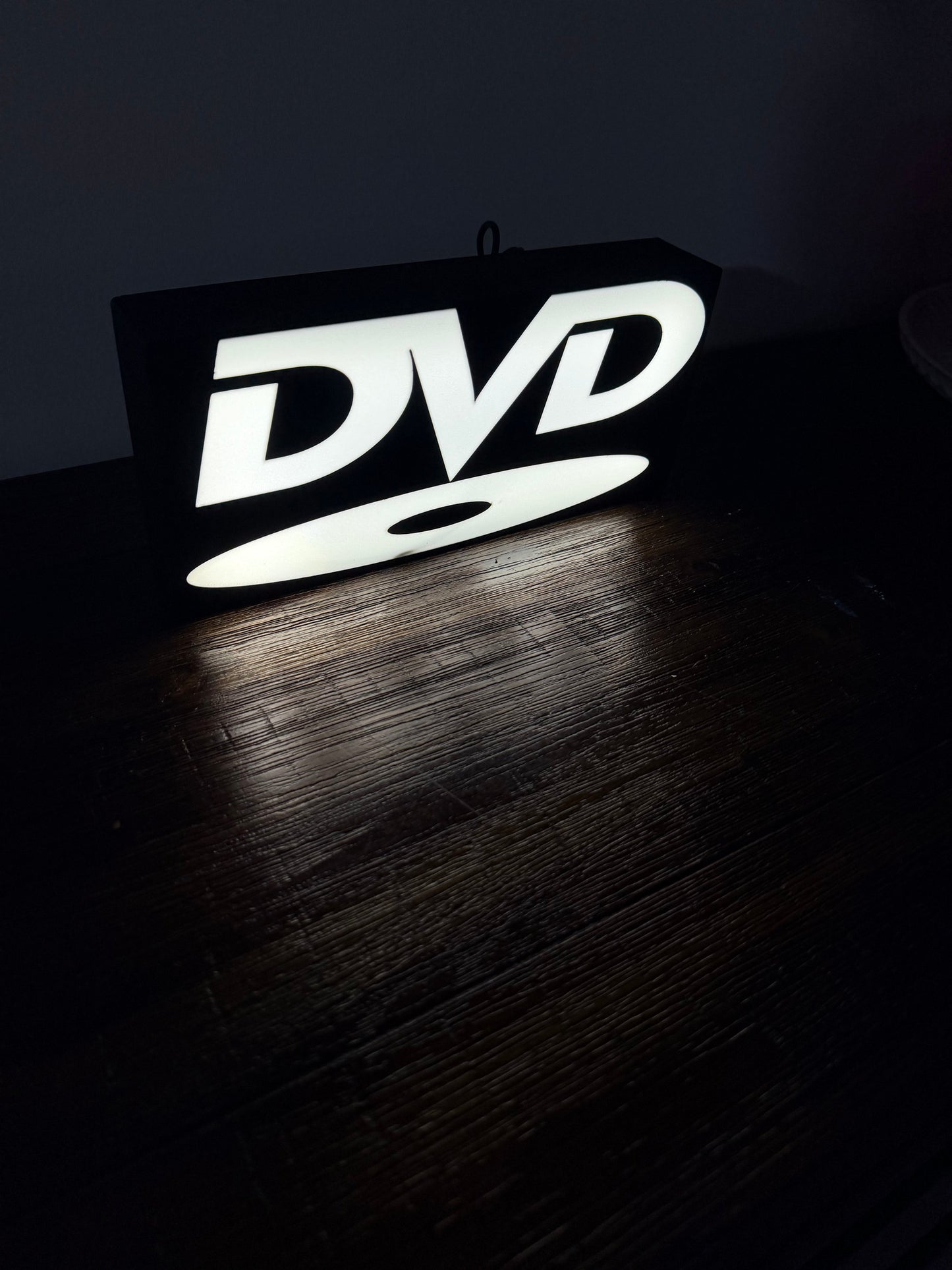 DVD Video Disc Logo - LED Light up logo/Wall Art