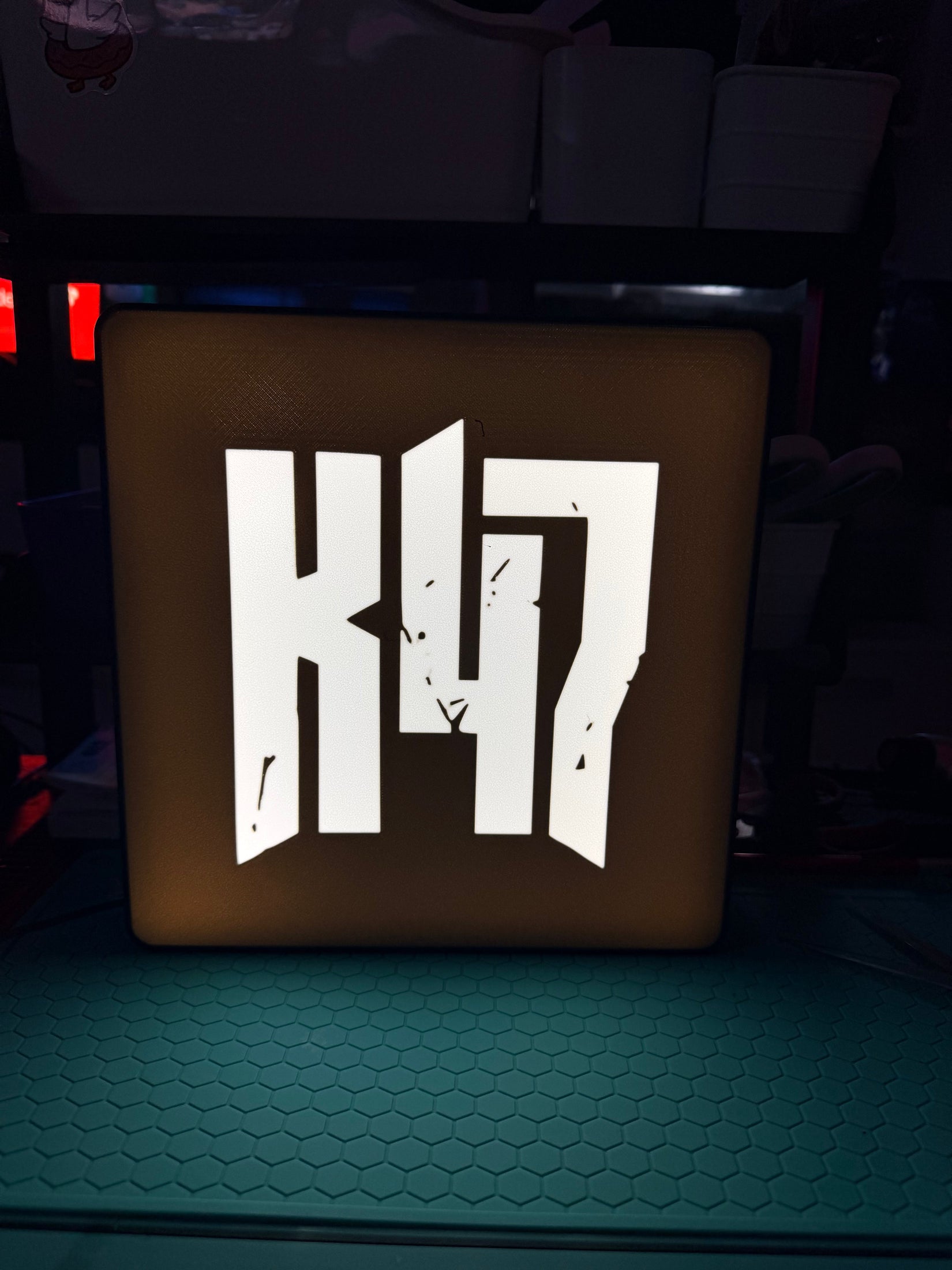 Konflikt 47 K47 Logo Nightlight, LED - USB powered With Wall Or Desk Mount