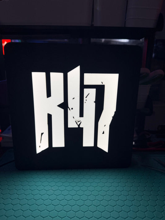 Konflikt 47 K47 Logo Nightlight, LED - USB powered With Wall Or Desk Mount