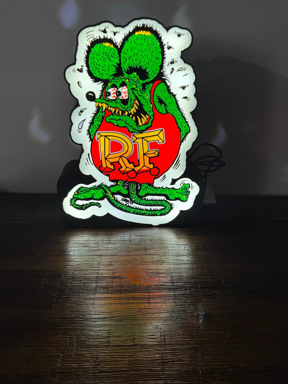 Rat Fink - LED Light up artwork / Wall Art / Sign