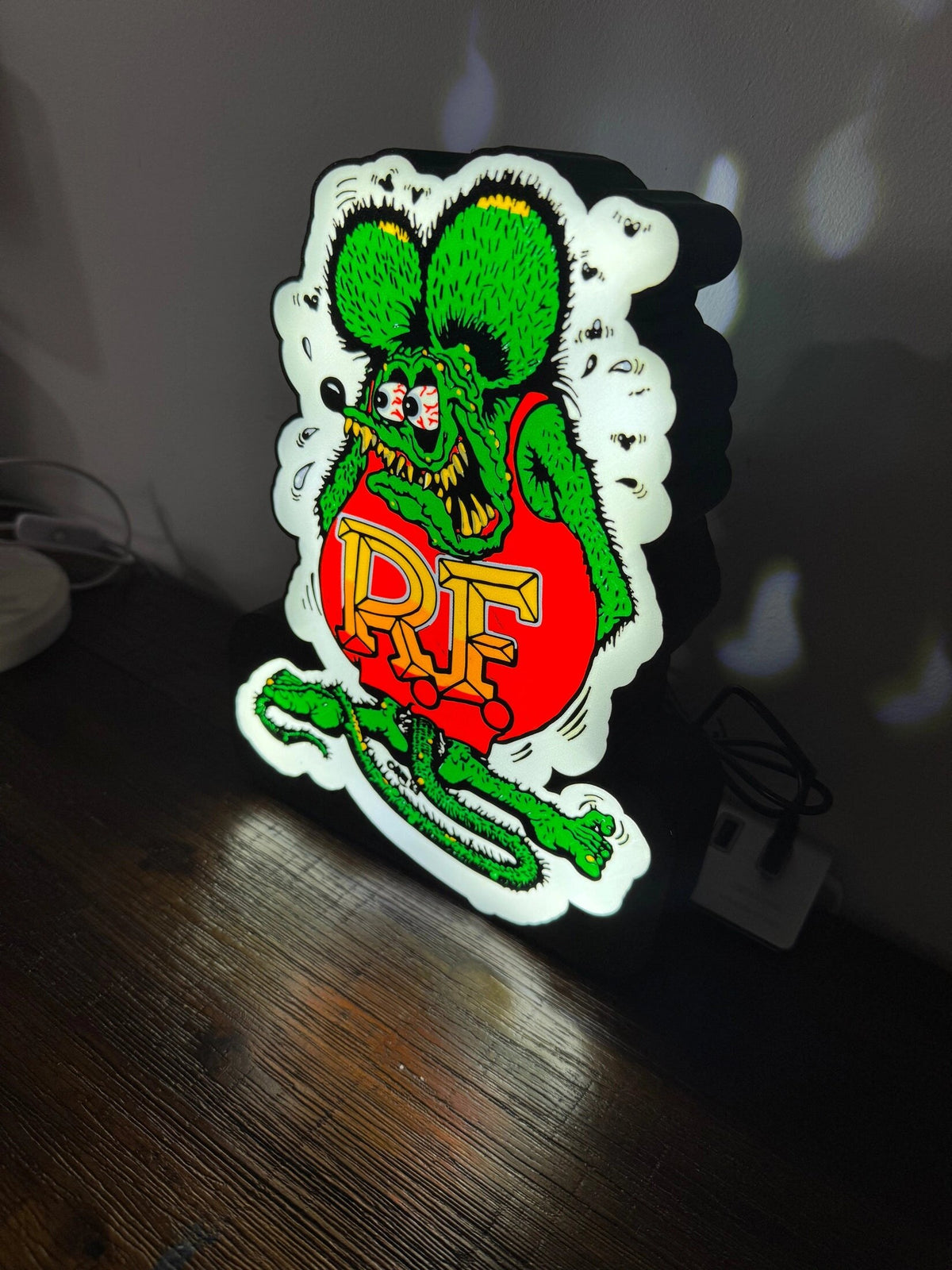 Rat Fink - LED Light up artwork / Wall Art / Sign