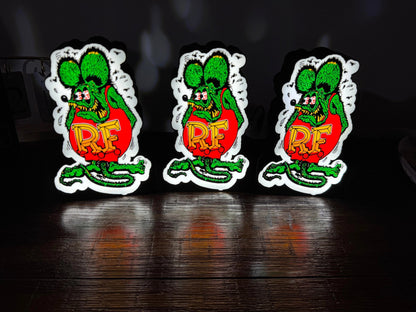 Rat Fink - LED Light up artwork / Wall Art / Sign