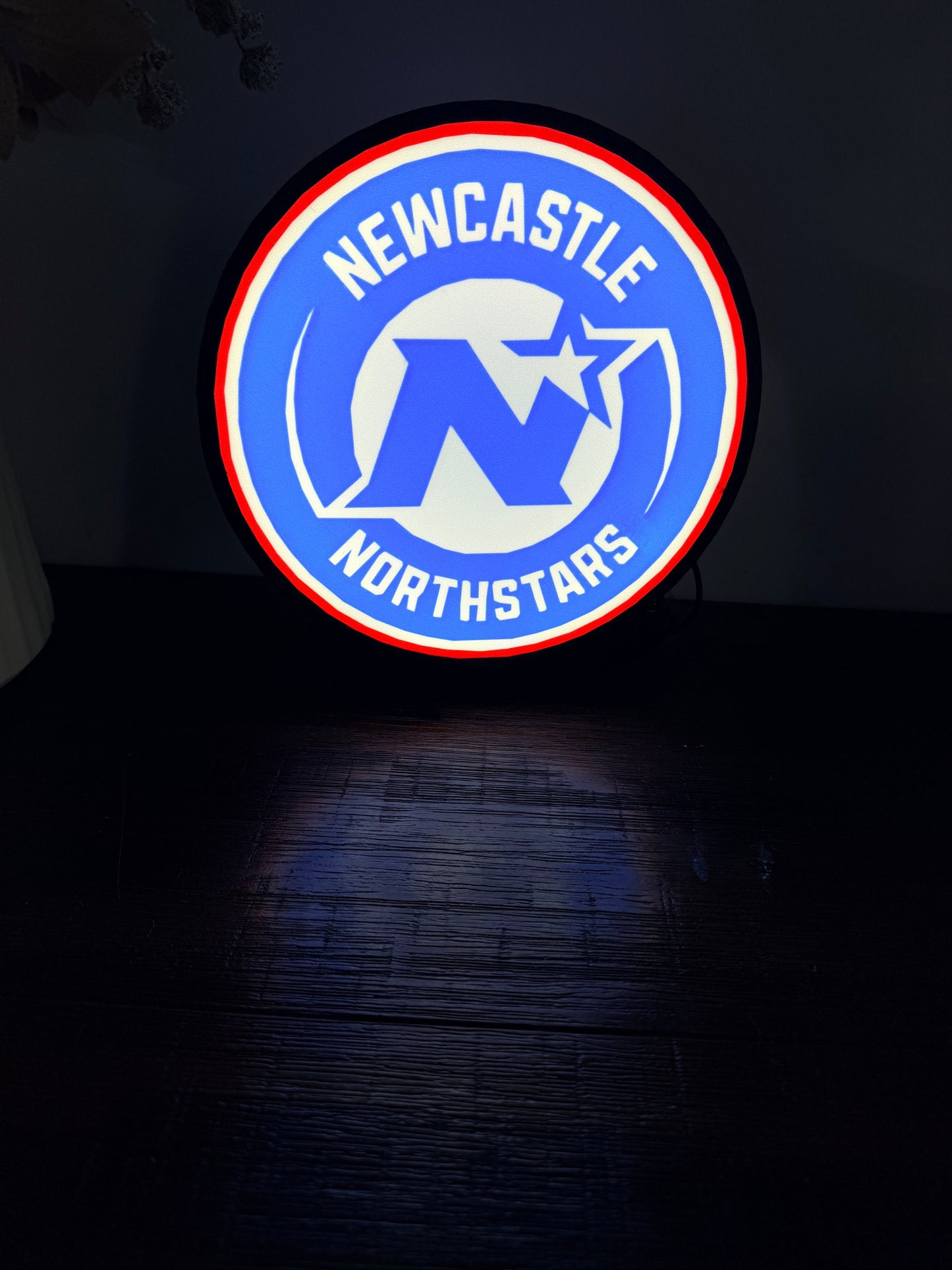 Newcastle Northstar's - Hockey Team LED Light up logo/Sign