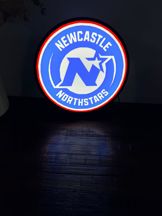 Newcastle Northstar's - Hockey Team LED Light up logo/Sign