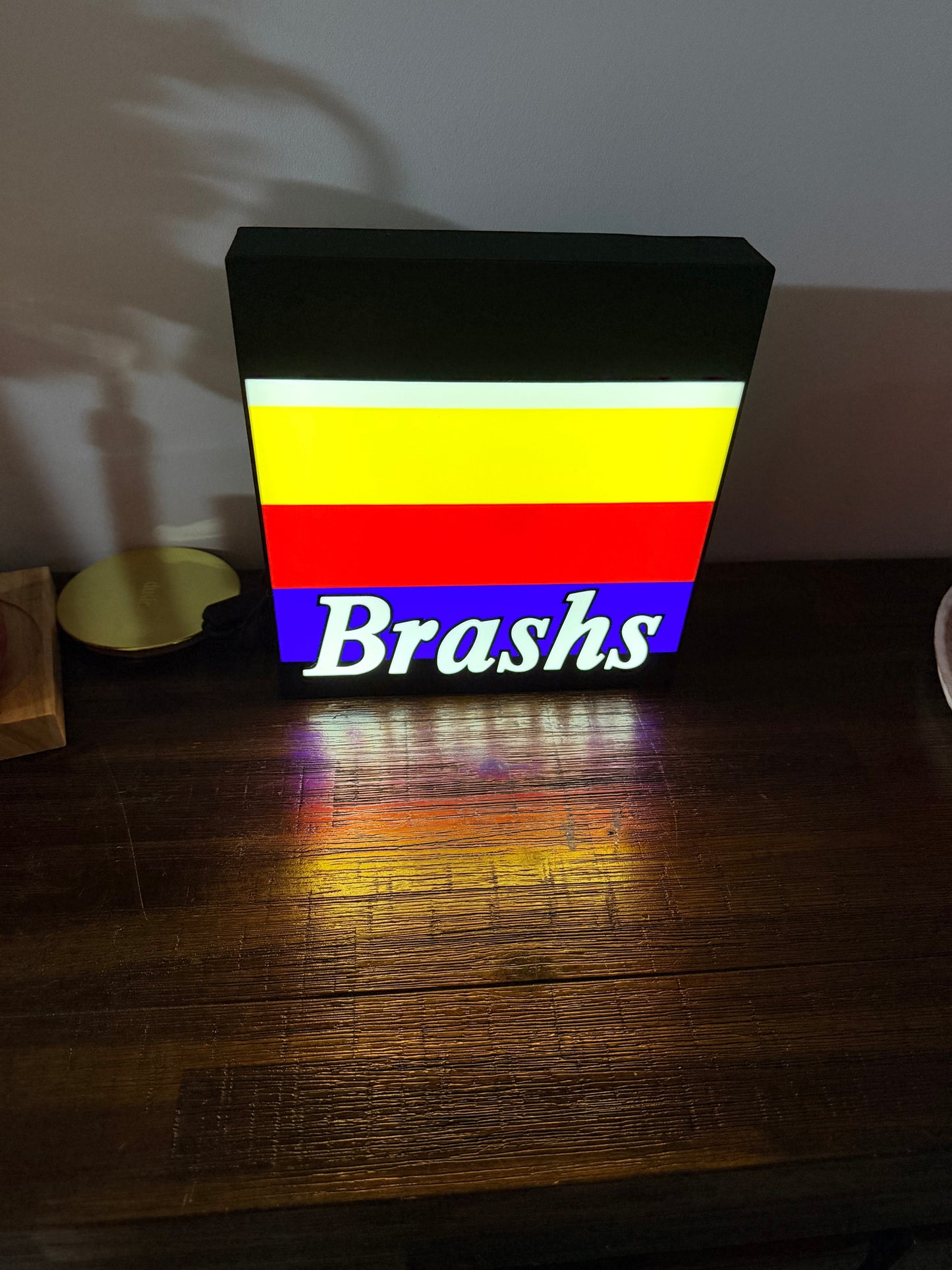 Brashs Illuminated LED Sign, USB-Powered LED night light