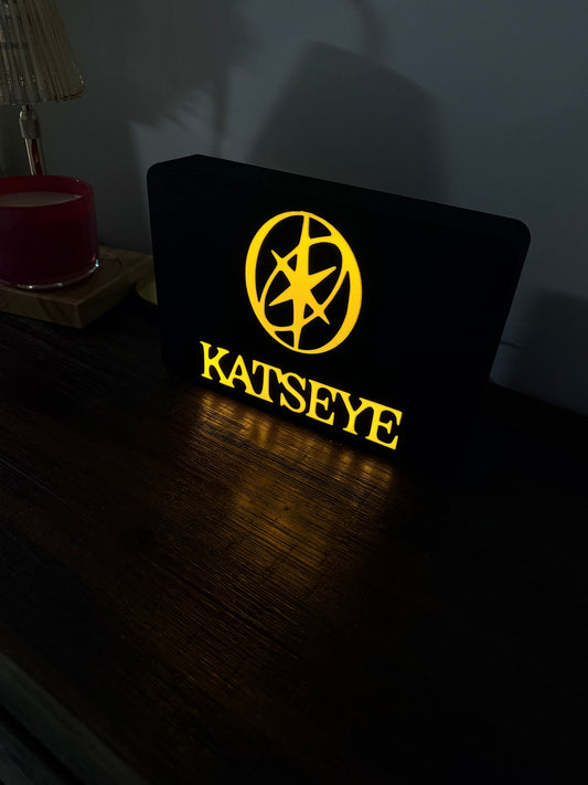 KATSEYE LED Sign 🐱 Glowing K-Pop Décor for EYEKONS