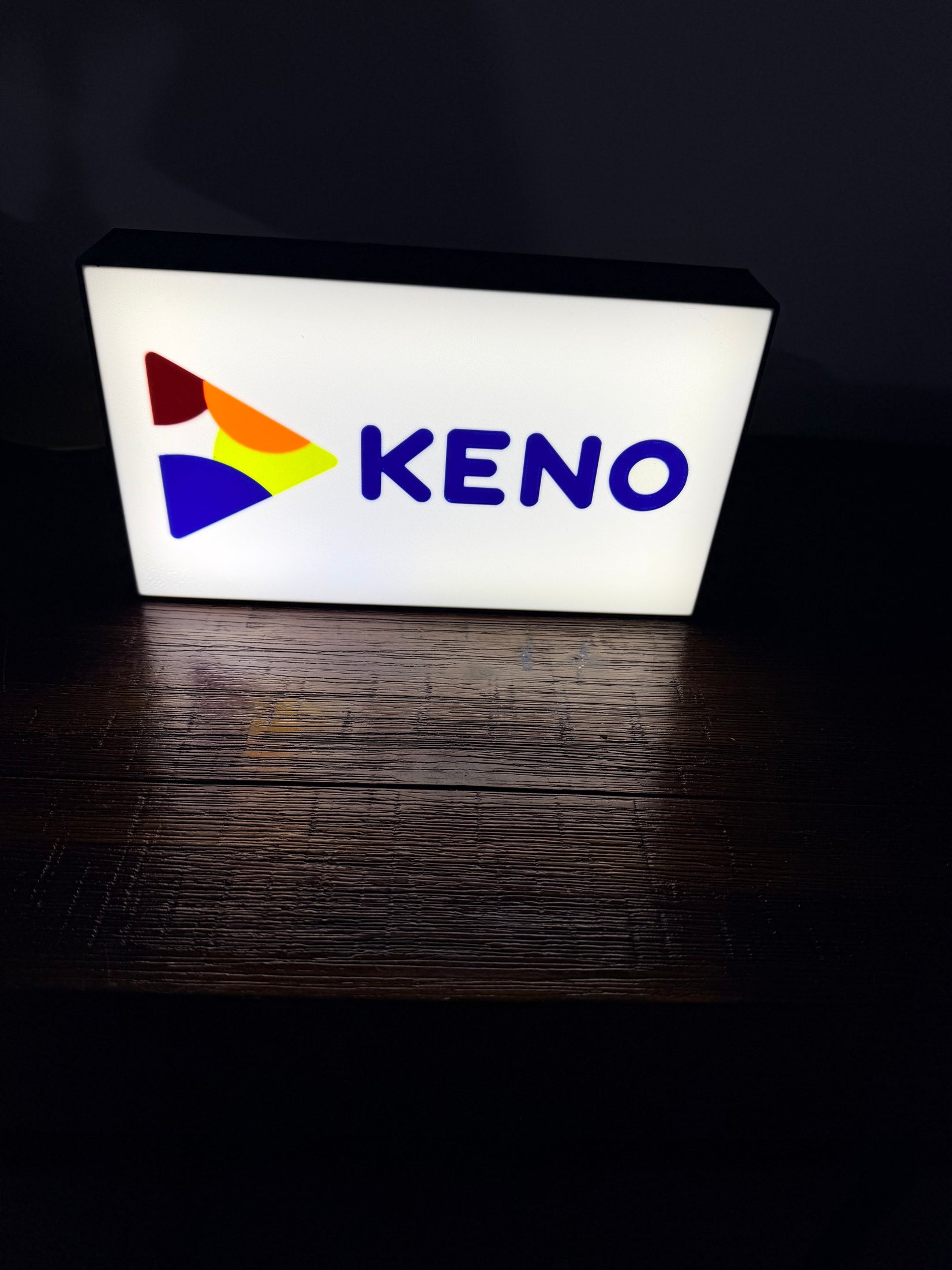KENO Logo - LED Light up Wall Sign / Wall Art