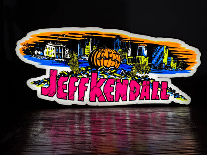 Jeff Kendall Skate Artwork - LED Light up artwork / Wall Art / Sign
