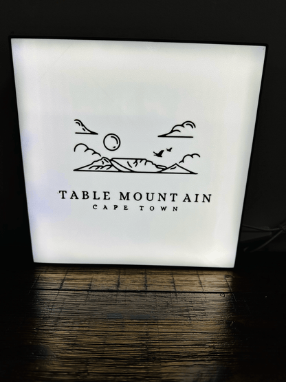 Table Mountain Cape Town Illuminated Sign - Bring South Africa's Beauty Home!