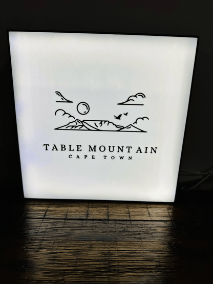 Table Mountain Cape Town Illuminated Sign - Bring South Africa's Beauty Home!