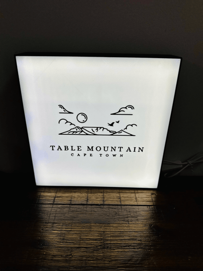 Table Mountain Cape Town Illuminated Sign - Bring South Africa's Beauty Home!
