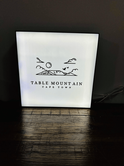 Table Mountain Cape Town Illuminated Sign - Bring South Africa's Beauty Home!