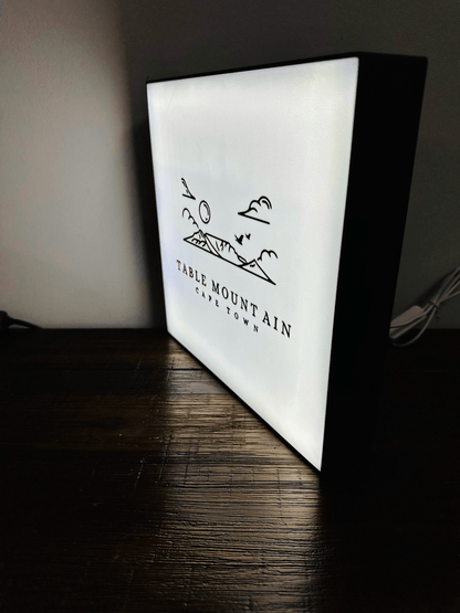 Table Mountain Cape Town Illuminated Sign - Bring South Africa's Beauty Home!