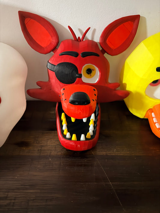 Five Nights at Freddy's – Foxy 3D Printed Cosplay Mask / Wall Display