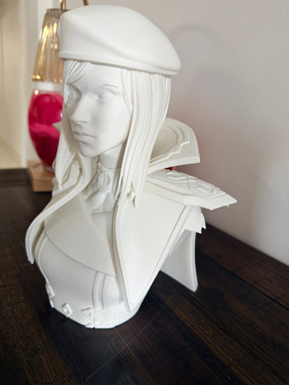 Arcane: Commander Caitlyn Bust Statue - 24cm Tall, Matte Finish