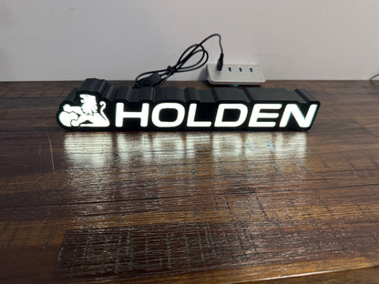 Holden Lion Badge Logo - Light Up Artwork / Wall Art / Sign