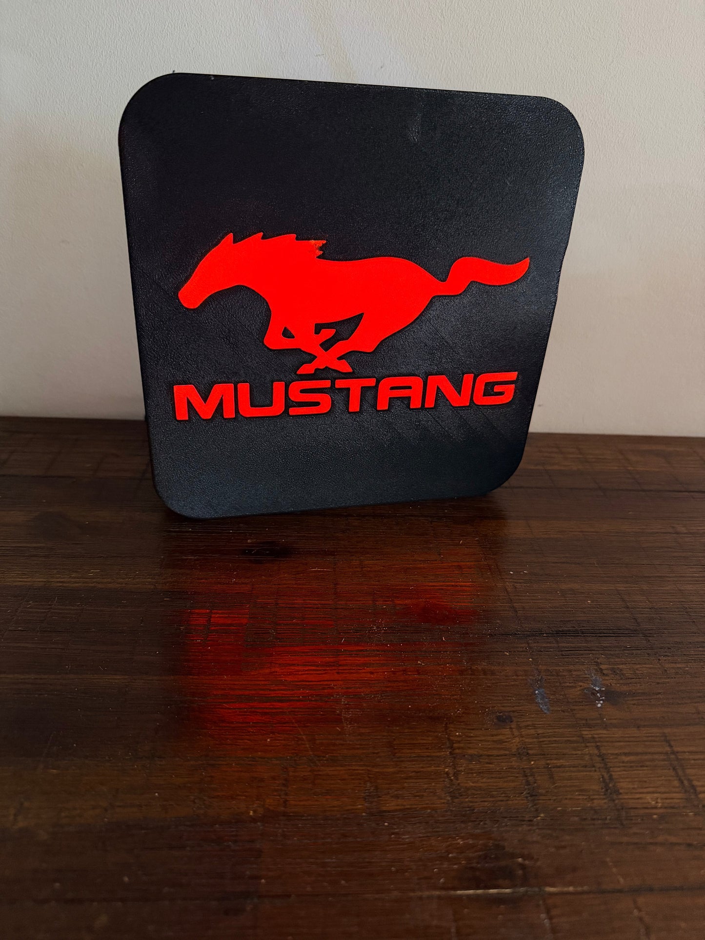 Mustang Logo - LED Light up sign - USB Powered