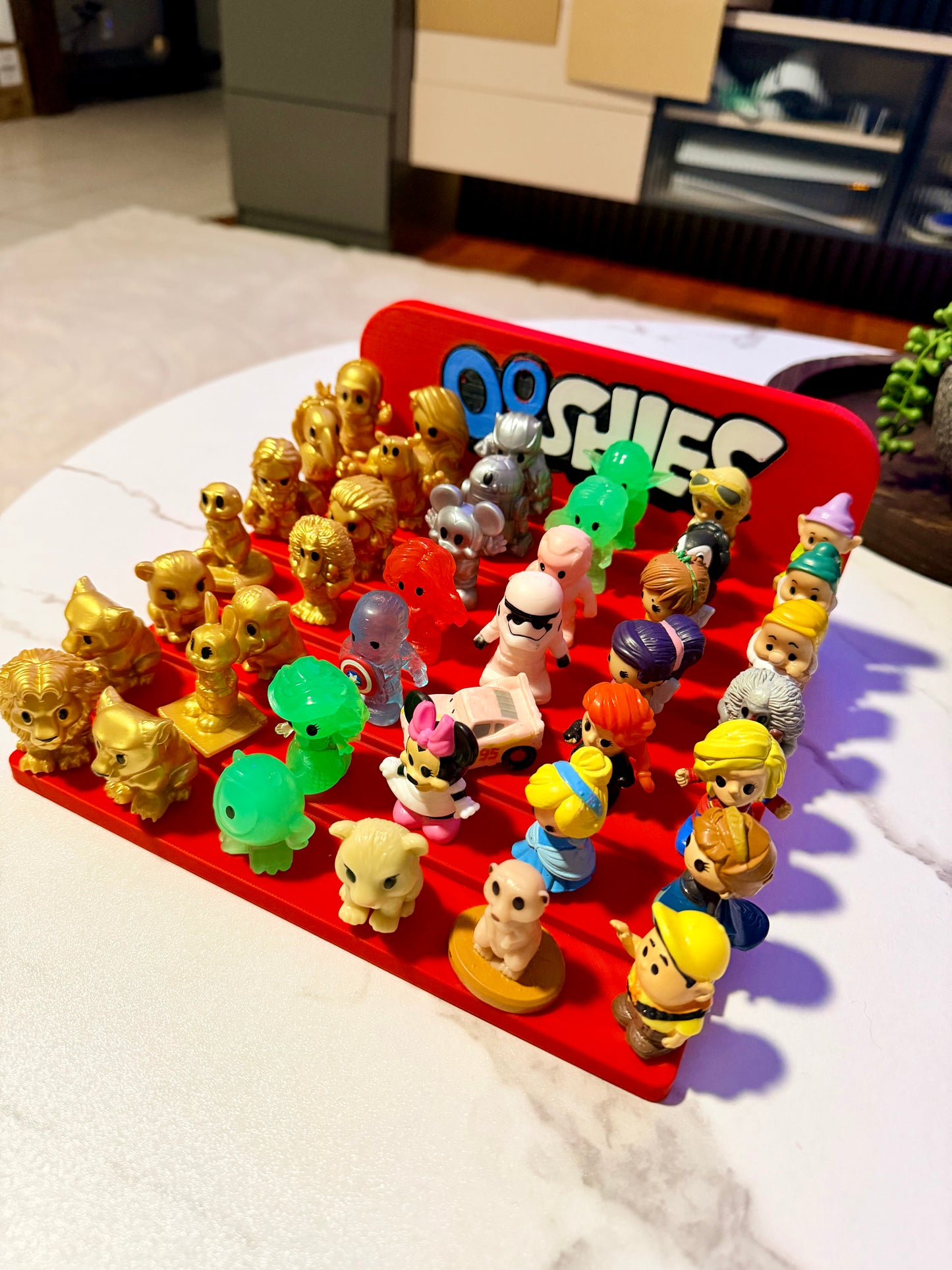 Ooshies Display Stand Holder 42 Figure Rack | Woolworths Ooshie Collectors AU
