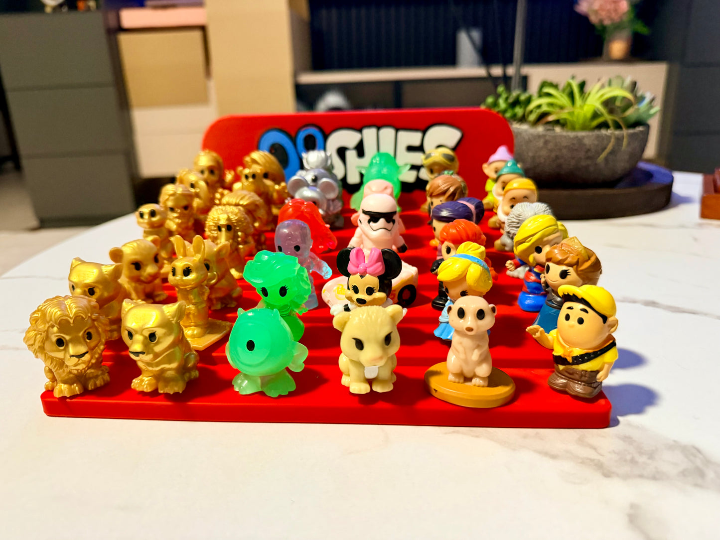 Ooshies Display Stand Holder 42 Figure Rack | Woolworths Ooshie Collectors AU