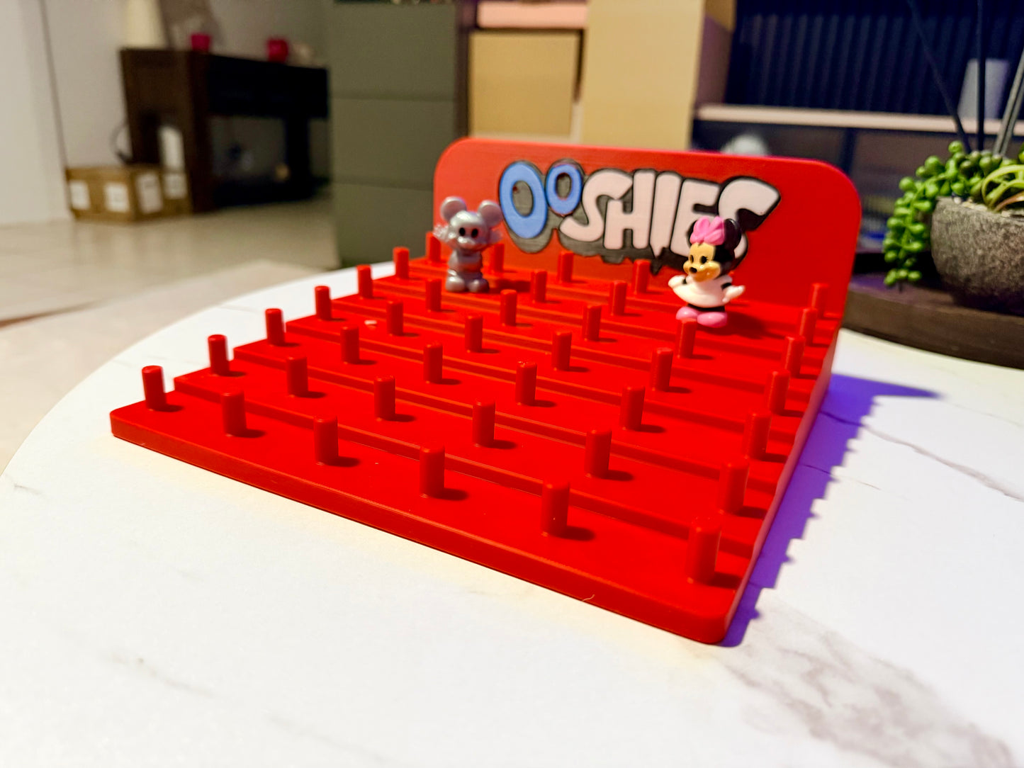 Ooshies Display Stand Holder 42 Figure Rack | Woolworths Ooshie Collectors AU