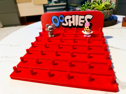 Ooshies Display Stand Holder 42 Figure Rack | Woolworths Ooshie Collectors AU