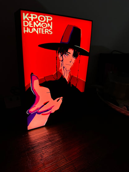KPOP DEMON HUNTERS: JINU - LED Light Up Sign - USB Powered