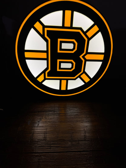 Boston Bruins - LED Light Up Sign - USB Powered