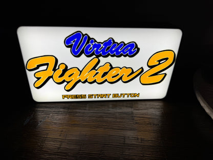 Virtua Fighter 2 - LED Light Up Sign - USB Powered