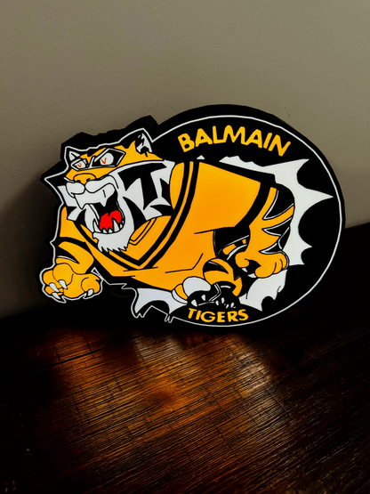 Balmain Tigers - Light up Logo / Sign - USB Powered